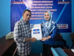 Marsono Resmi Mendaftar Jadi Ketua DPC Demokrat Tanggamus
