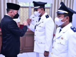 Bupati Waykanan Lantik Kakam dan Pj Kakam Wilayah Kecamatan Pakuan Ratu dan Rebang Tangkas