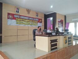 Kesiapsiagaan Pengamanan Idul Fitri, Pemkab Tanggamus Ikuti Rakor Lintas Sektoral