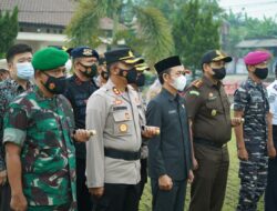 Polres Lampura Apel Gelar Pasukan Operasi Ketupat Krakatau 2022
