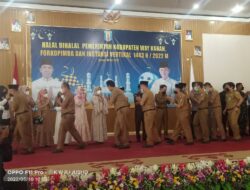Pemkab Way Kanan Gelar Halal Bihalal Hari Raya Idul Fitri 1443 H