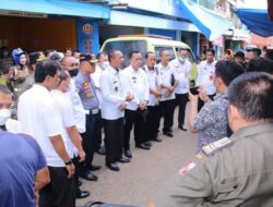 Hasil Rapat Dengan Sekretaris Daerah, Forkopimda Tinjau Pasar Pagi