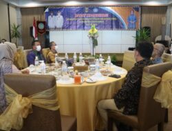 Dewi Handajani Rakor dan Halal Bihalal Kepengurusan TP PKK Tanggamus