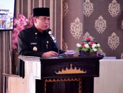 Wabup Way Kanan Hadiri Paripurna DPRD Penyampaian Raperda Pertanggungjawaban APBD 2021
