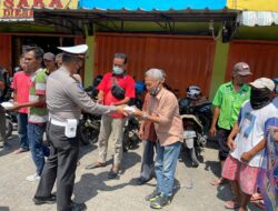 Satlantas Polres Pringsewu Baksos Jumat Berkah