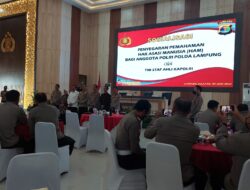 Kapolres Pringsewu Ikuti Sosialisasi HAM