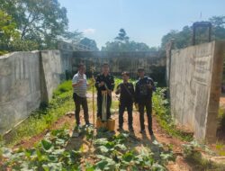 Paisaludin Tinjau Pembangunan Jembatan Penghubung Antar Desa Pujo Rahayu dan Lubirejo