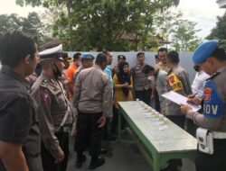 Polres Way Kanan Tes Urine Personil
