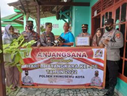 Jelang HUT Bhayangkara, Keluarga Besar Polres Pringsewu Anjangsana dan Silaturahmi