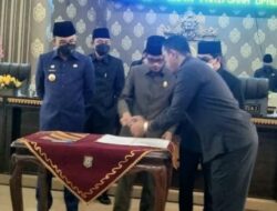 DPRD Way Kanan Gelar Paripurna Pengesahan Raperda Pertanggung Jawaban APBD 2021
