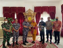 Bupati Tanggamus Terima Kunjungan Silaturahmi Danlanal Lampung