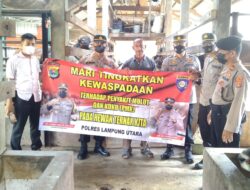 Polres Lampura Sosialisasi Pencegahan PMK ke Peternak Hewan