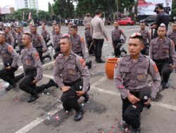 Polresta Bandar Lampung Sambut Bintara Remaja Brigadir Polri Tahun 2022
