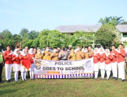 Kapolres Lampura Pimpin Upacara Sekaligus Buka MPLS SMA-SMK