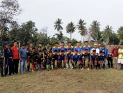 Kecamatan Pematang Sawa Gelar Pertandingan Sepak Bola Antar Pekon