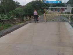 Ruas Jalan Umbur Bayur Dirigid, Warga Senang dan Apresiasi Pemkab Lamsel