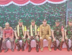 Wasev Markas Besar TNI AD dan Bupati Pesawaran Pantau Kegiatan TMMD ke-114