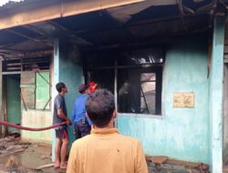 Diduga Puntung Rokok, Gudang SD di Pringsewu Terbakar
