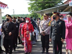 Kapolres Lampura Lepas 7 Personel Purna Bakti