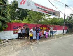 Warga Bumi Waras Lukis Wajah Prabowo di Dinding Tanda Dukung Jadi Capres