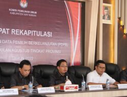 KPU Lampung Gelar Rekapitulasi DPB di Way Kanan