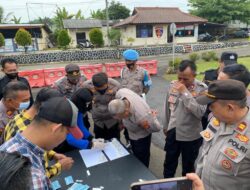 Puluhan Perwira Polres Lampura Mendadak Dites Urine