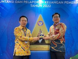 Gubernur Lampung Terima Penghargaan dari Menkeu RI Atas Capaian Opini WTP TA 2021