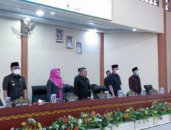 Bupati dan Wabup Tanggamus Hadiri Rapat Paripurna Bahas Tiga Agenda