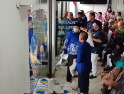HUT ke-11, Partai Nasdem Berikan 20 Ribu Karung Beras ke Masyarakat Lampung