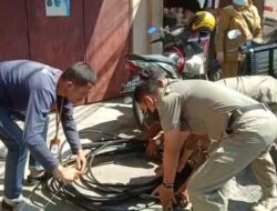 Pemkot Bandar Lampung Tertibkan Kabel Optik Semrawut
