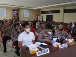 Polresta Bandar Lampung Gelar Lat Pra Ops Jelang Nataru