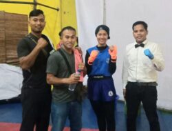 Kontingen Way Kanan Raih Medali Pertama Porprov ke-IX Cabor Muay Thai