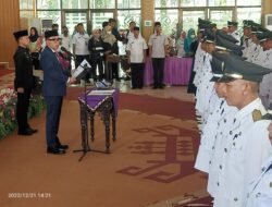 Bupati Way Kanan Lantik 86 Penjabat Kepala Kampung
