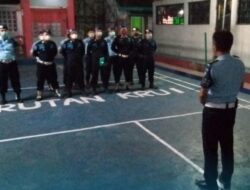 Rumah Tahanan Negara Kelas IIB Krui Gelar Apel Kesiapsiagaan Nataru 2023.