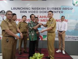 Adi Erlansyah Luncurkan Naskah Sumber Arsip dan Video Dokumenter 13 Tahun Pringsewu Membangun