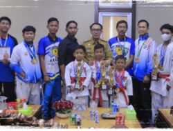 Pengurus dan Atlit Inkado, Gelar Audensi ke Rumah Dinas Bupati Way Kanan
