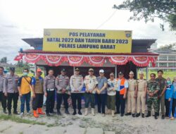 Bupati Pesisir Barat Inspeksi Kesiapan Pengamanan Posko Pengamanan Tahun Baru