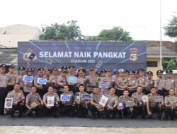 36 Personel Polres Pringsewu Naik Pangkat