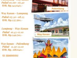 Bandara Perintis Gatot Subroto Way Tuba Layani Penerbangan Sekali Seminggu