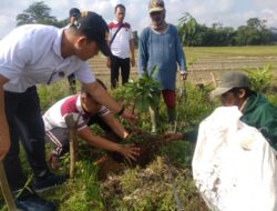 Peduli Lestari Alam, Polres Pringsewu Tanam Seratus Pohon