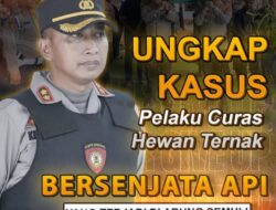 Ungkap Kasus Curas Hewan Ternak, Kapolres Berharap Situasi Kamtibmas di Lampura Semakin Kondusif