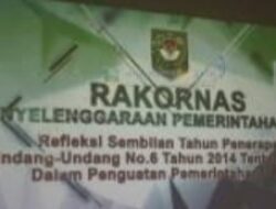 Pemkab Pesisir Barat mengikuti Zoom Meeting Di Kemendagri Dalam Rangka Penguatan Pemerintahan Desa