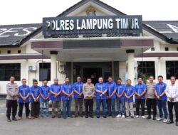 Pengurus PWI Lamtim Audiensi Bersama Kapolres AKBP M Rizal Muchtar