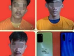 Team Tekab 308 Polsek Pesisir Tengah Berhasil Bekuk Tiga Pelaku Pencurian Handphone