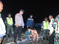 Patroli Gabungan Polres, TNI dan Pol PP Pesisir Barat Saat Menjelang Bulan Suci Ramadhan 1444 H