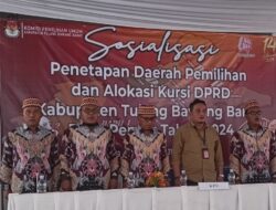 Jelang Pilkada 2024, KPU Tubaba Gelar Rakor Sosialisasi Penetapan Dapil