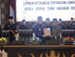 Paripurna DPRD Way Kanan, Bupati Raden Adipati Surya Sampaikan LKPJ Kepala Daerah Tahun 2022