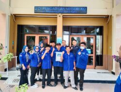 Pengurus dan Jajaran DPC Demokrat Tanggamus Sambangi PN Kota Agung