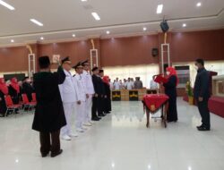 Eva Dwiana Lantik 146 Pejabat Administrator, Pengawas, Kepsek dan Fungsional
