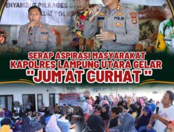 Warga Tanah Miring Respon Positif Kegiatan Jumat Curhat Polres Lampura